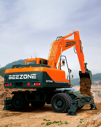 Колесный экскаватор BEEZONE BX 215W0