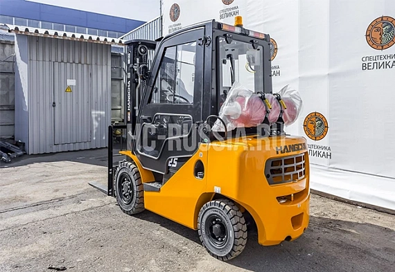Бензиновый погрузчик Hangcha CPQD25-XW21F (c кабиной и ГБО)0