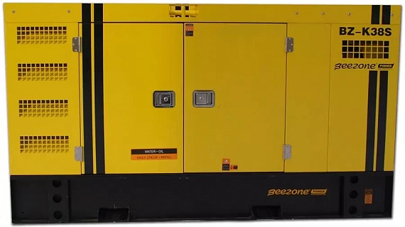 Дизель-генератор BEEZONE BZ-K38S в шумозащитном кожухе0
